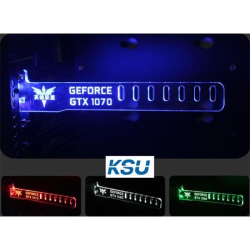 Graphics card support bracket bending resistance led Breathing lamp Stand Mounting Suitable for mini Graphic video card