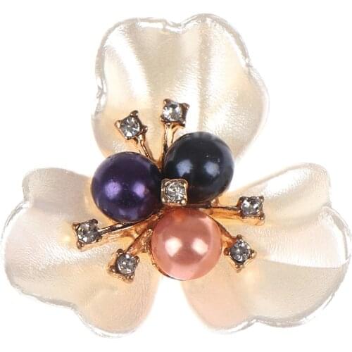 2Pcs New Embroidered Sequins Beads Decorative Accessory Cloth Patch Clover Shoe Clips DIY Beautiful Shoe Decorations