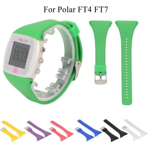 Replacement Watch Band for Polar FT4 FT7 Sport Watch Strap Replacement Silicone Watchbands for Polar FT Series Smart Bracelet