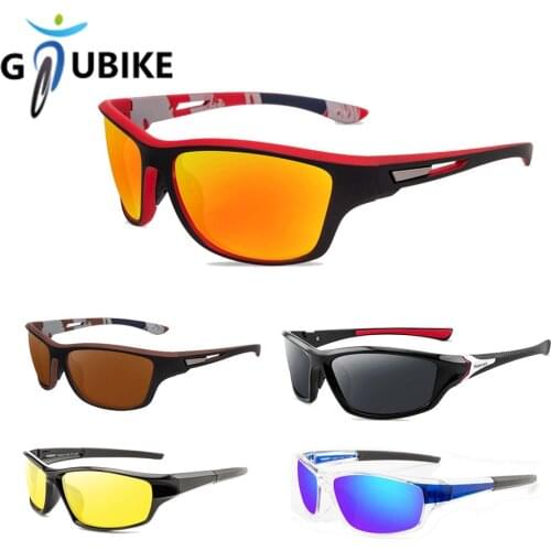 GTUBIKE Lightweight UV Sunscreen Cycling Glasses Outdoor Colorful Streaming Design Sunglasses Men Women Fishing Eyewear