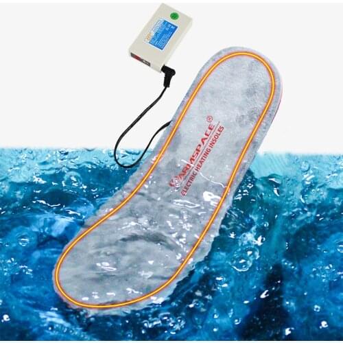 Winter Heating Insole Shock Absorption Ventilation Keep Warm 4 Hours Outdoor Sports Travel Unisex Adult Snow Waterproof Insole