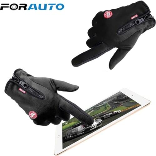 1 Pair Top Selling Motorcycle Gloves Riding Glove Ski Gloves Touch Screen Windstopper Warm Full Finger For Winter Sport