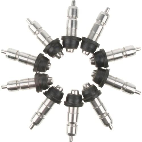 10Pcs Poultry Nippler Waterer Automatic Feeder For Chicken Duck Bird