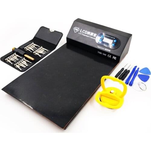 TBK 11-inch Screen LCD Separate Machine Repair Tool Black Metal Touch Glass Panel 110V/220V For iPhone Samsung Screen LCD Repair