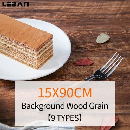 15x90cm Plastic Wood Grain Backdrop Board Waterproof Photography Background Scene Props for Professional Photo Studio