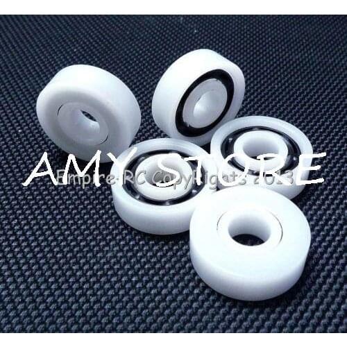 2 PCS) 6004 (20x42x12 mm) Nylon PLastic PRECISION Ball Bearing (20*42*12)