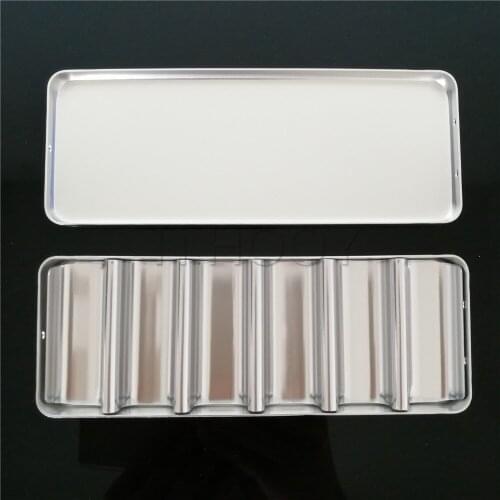 6 rack Dental Bur Holder Block Sterilizer Case Disinfection Endo Box Rack For Dentist Dental Lab