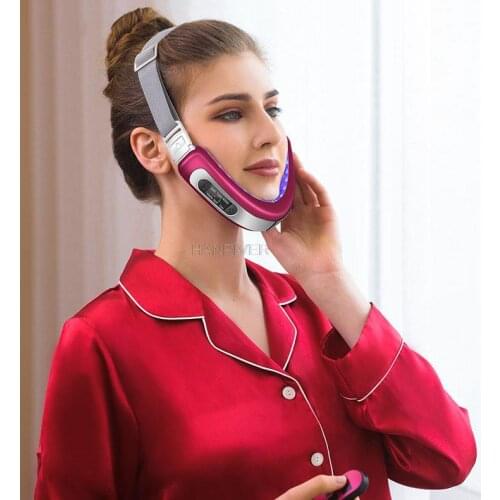 Micro-Current Facial Massage Instrument Facial Slimming Tool Red Blue Beauty Skin Care Instrument