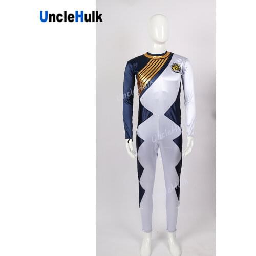 Hyakujuu Sentai Gaoranger Gao Silver the Sparking Wolf Cosplay Costume - Satin Fabric Bodysuit | UncleHulk
