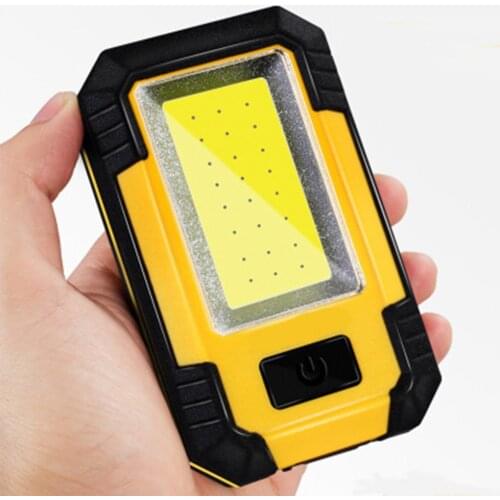 Led Cob Emergency Flashlight Rechargeable Portable Bright Light With Magnet Car Repair Light Outdoor Retro Camping Lantern