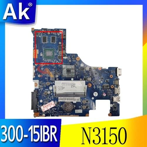 Laptop motherboard For LENOVO 300-15IBR Core SR29F Celeron N3150 NM-A471 5B20K14028 Mainboard Tested 100