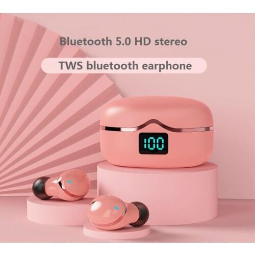 Mini Bluetooth headset TWS wireless headset In-ear touch wireless headset In-ear with microphone 5.0 noise reduction touch
