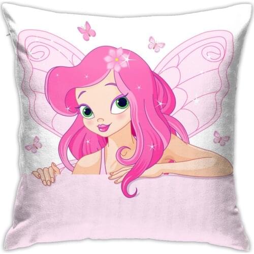 Cartoon Prinzessin Gedruckt Polyester Sofa Kissen Abdeckung Kind Geschenk Schlafzimmer Decor Kissen Fall Prinzessin Wind