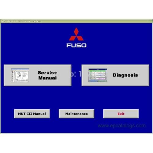 MUT III (Fuso version) FMS-E14-3 (diagnostic system) 2014 For Mitsubishi