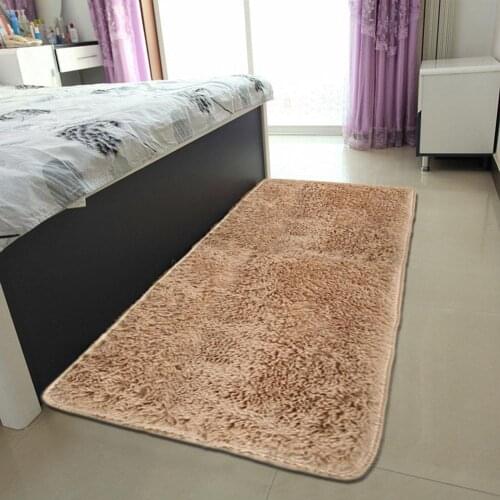 Fluffy Rugs Pad Anti Slip Doormat Home Carpet Bedroom Living Room Floor Mat