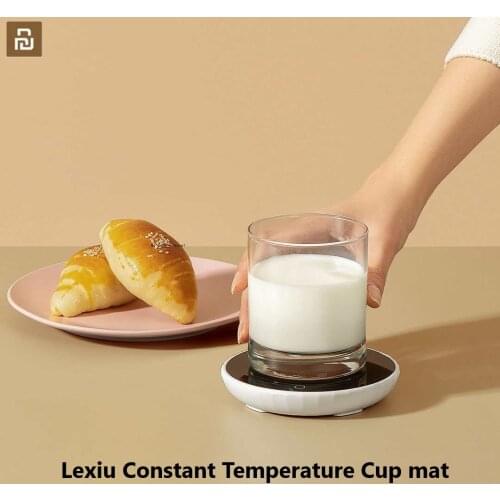 New Youpin Lexiu Constant Temperature Cup mat Small Fast Heat Up Light 55 Degree Constant Temperature For Office Home