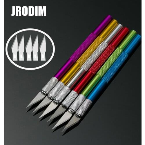 Carving Metal Knife DIY Art Cutting Tool Craft Cutting Kinfe Engraving Cutter with Blade Cutting Paper Knife Cutter Pen