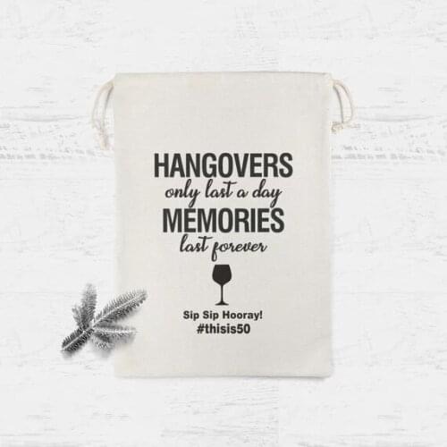 Personalized sip sip hooray wedding Bachelorette Hangover Kits party Candy pouches Perfect Blend favor bags