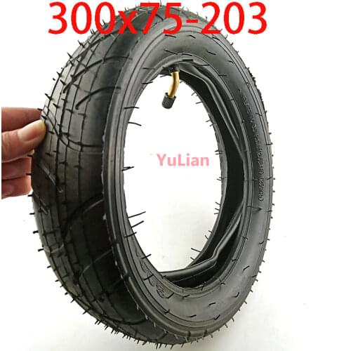 Childrens tricycle baby trolley pneumatic tire 300X75-203 Tyre and inner tube baby trolley accessories
