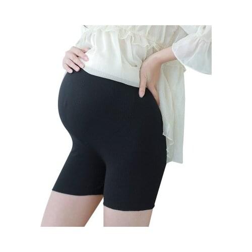 Summer thin stomach lift pregnant women shorts new maternity dress cotton three pants safety anti-light pants
