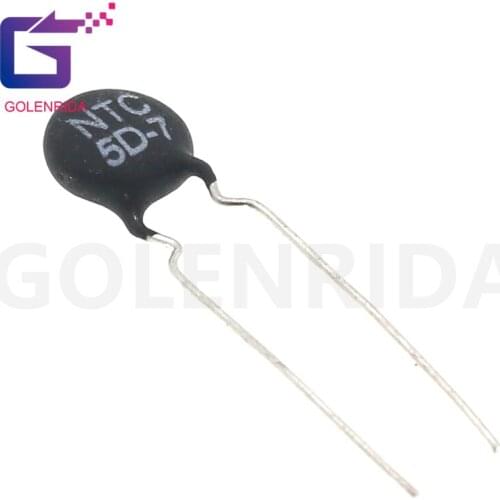 10pcs Thermistor Resistor NTC 5D-7 Thermal Resistor