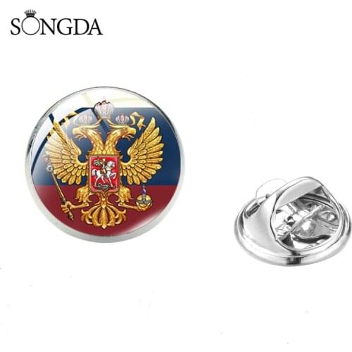 Vintage Russian Emblem Pekhota Brooch CCCP USSR Air Force Art Photo Lapel Pin Badge For Denim Clothes Jewelry Military Fans Gift