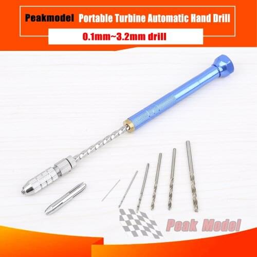 High Precision 0.1mm~3.0mm Portable Turbine Automatic Hand Drill / Turbine Type Self-driving