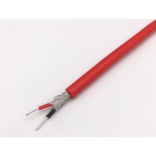 10M high temperature flexible silicone Shielded wire 2 Core silicone wire Multimeter lead wire cable
