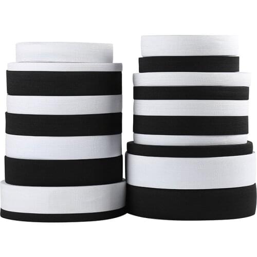 1yard Flat Elastic Band Sewing Clothing Accessories Nylon Webbing Garment Sewing Accessories Width 2cm 4cm 6cm