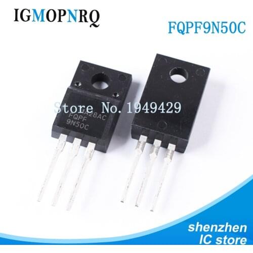 10PCS FQPF9N50C TO-220 9N50C 9N50 MOSFET 500V N-Ch Q-FET advance C-Series New