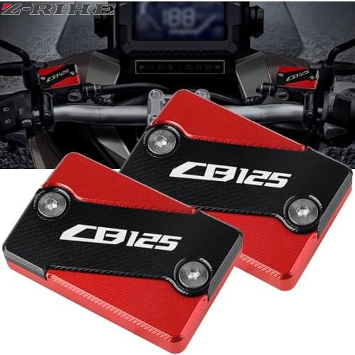 2021 New Aluminum Motorcycle Accessories Brake Fluid Fuel Reservoir Tank Cap Cover For HONDA CB125R CB 125R CB 125 R 2018-2019