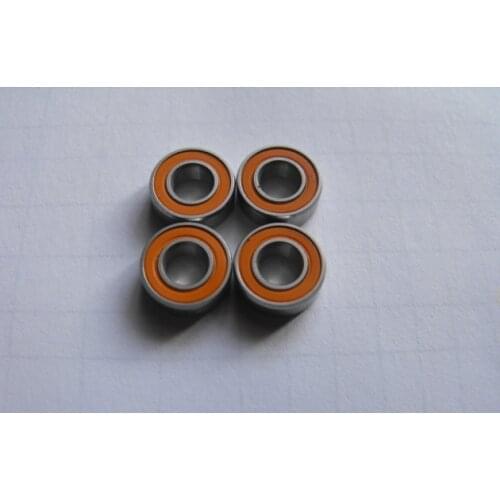 4PCS 7x14x5 Stainless steel hybrid ceramic ball bearing S687 2RS CB ABEC7 7X14X5mm