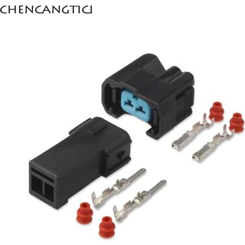 5 Sets 2 Pin Way Sumitomo Auto Fuel Injector OBD2 Connector Car Waterproof Wire Electrical Female Male Plug for Honda 6189-0533