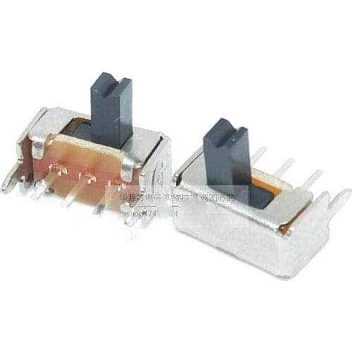 500PCS/Lot SK12D07/SK12D07VG4 Mini Side Slide Toggle Switch 1P2T 3Pin/3P 3MM/4MM/5MM/6MM