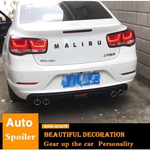 For Chevrolet Malibu Rear Bumper Diffuser Bumpers Protector For 2016/2017/2018 Malibu Body kit bumper rear lip rear spoiler