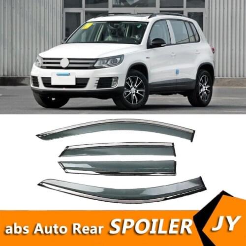 For Volkswagen Tiguan 2013-2017 Window Visor Vent Shades Sun Rain Deflector Guard For Tiguan Auto Accessories 4PCS/SET