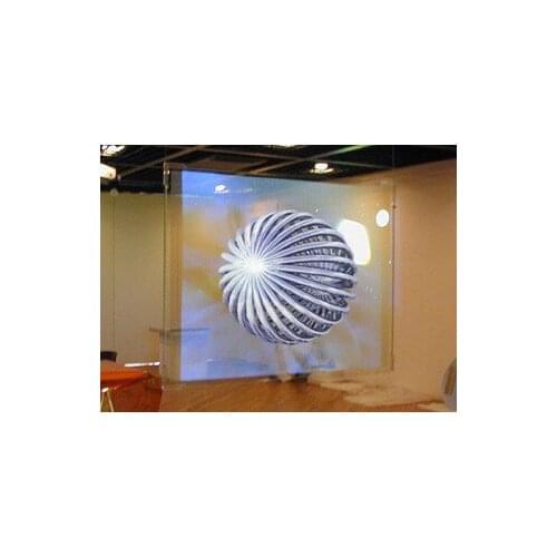 Best price 60" real 4 points multi interactive touch screen foil film Multi-touch foil through glass shop window