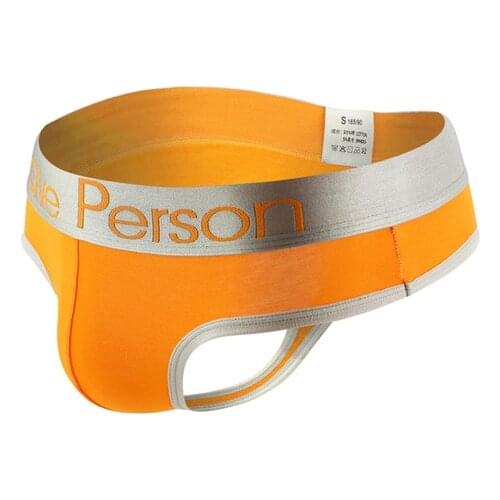 2020 Brand BRAVE PERSON Men Sexy Cotton Thongs Briefs Bikini Men Gay Underwear G-string Thong T-back Solid Shorts