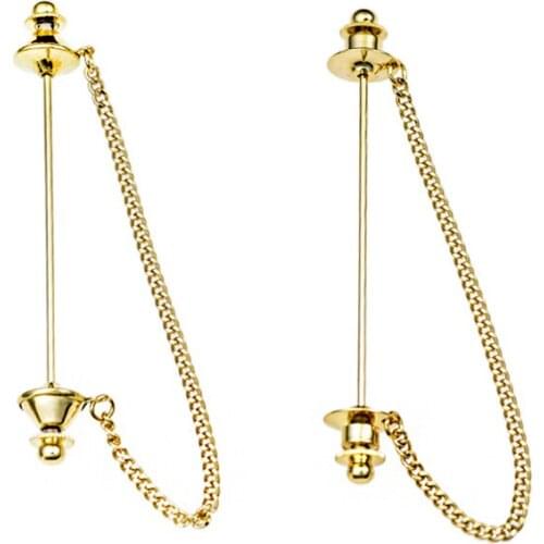 New copper Brooches Pins Animal Alloy Metal Chain Brooch Broches Man Suit Shirt Collar Tassel Lapel Pin Women Jewelry Gift