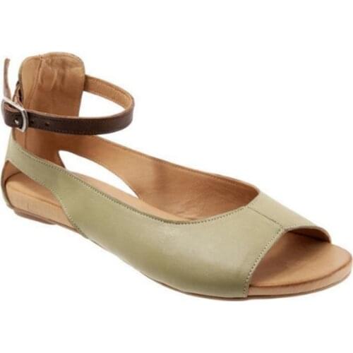 New Women Shoes Women Rome Plus Size Flats Female Casual Peep Toe Shoes Band Leisure Solid Footwear Buty Damskie Ladies Shoes