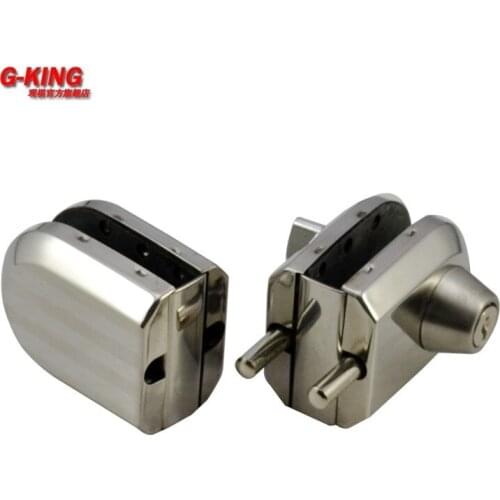 Glass door lock, door lock, double glass bolt, inner and outer lock glass bolt 108A