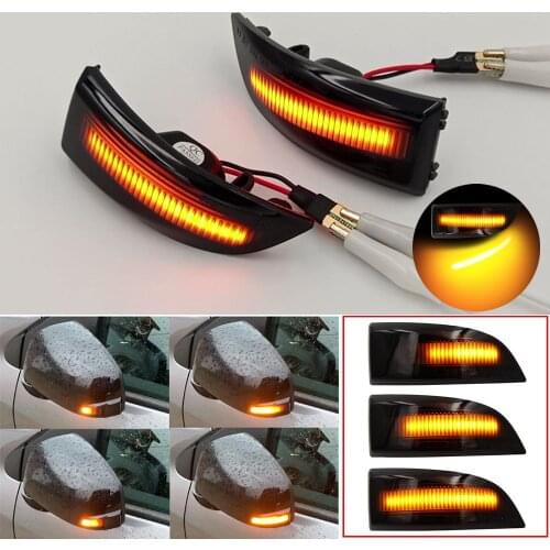 LED Dynamic Turn Signal Light For Renault Megane MK3 Scenic Fluence Latitude Safrane Side Mirror Sequential Blinker Indicator
