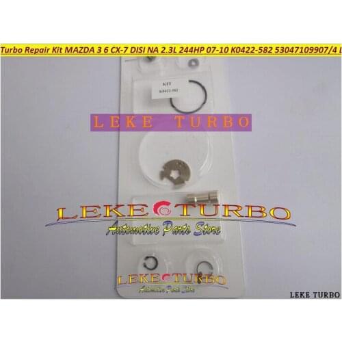 Turbo Repair Kit rebuild kits K0422-582 53047109904 L33L13700C Turbocharger For Mazda 6 3 For Mazda CX-7 07- MZR DISI 2.3L 244HP