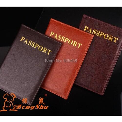 Travel Passport Cover Women Men Pu Leather Cute Pink Holder Passport Lovely Girl Passport Case Travel Covers for passports