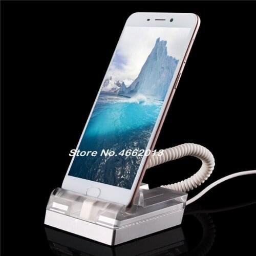 Cellphone Security Stand iphone Anti Theft System Burgar Alarm Display Holder Acrylic With Remote Control