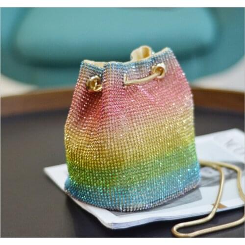 Female Diamonds Evening Bag Clutch Bags Women Luxury Pearl Beaded Metallic Handbags Ladies Wedding Party Purse Clutches Bags