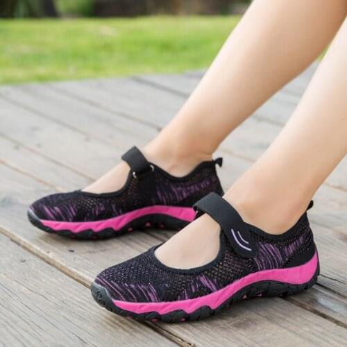 2021 Summer Shoes Breathable Trainers Female Mesh Casual Shoes Fashion Women Sneakers Ladies Boat Shoes Flat Platform Shoes