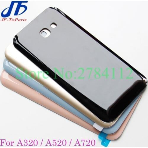 10Pcs A5 A3 A7 2017 Back Glass Replacement For Samsung Galaxy A320 A520 A720 Battery Cover Rear Door Housing Case