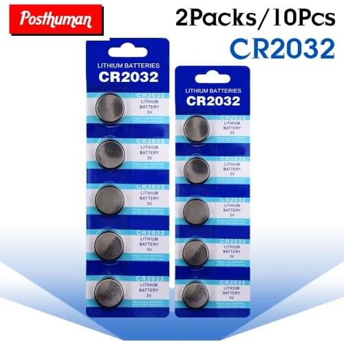10pcs CR2032 Coin Cell Battery DL2032 KCR2032 5004LC ECR2032 Lithium Button Coin Batteries 3V CR2032 Batteries For Watch Toys