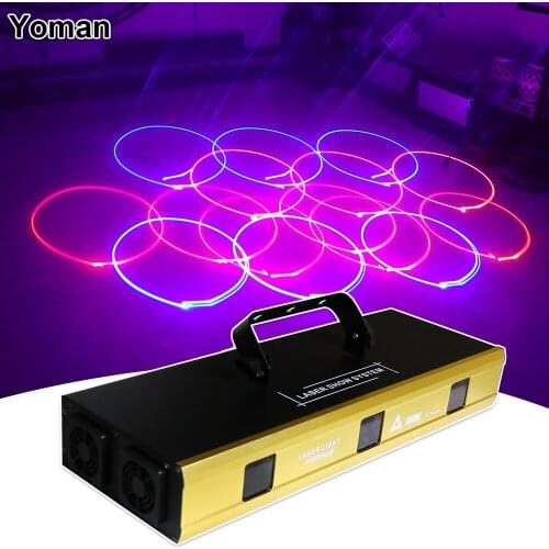 2021 3W Animation Laser Light RGB 3IN1 Beam Light 256 Patterns Laser Effect Stage Laser Projector DMX512 DJ Disco Party Bar Club